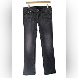 True Religion Women's Dark Gray Boot Cut Jeans Size 29